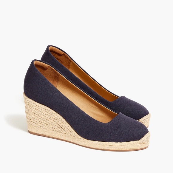 J. Crew Wedges Espadrille Pumps - Picture 1 of 8